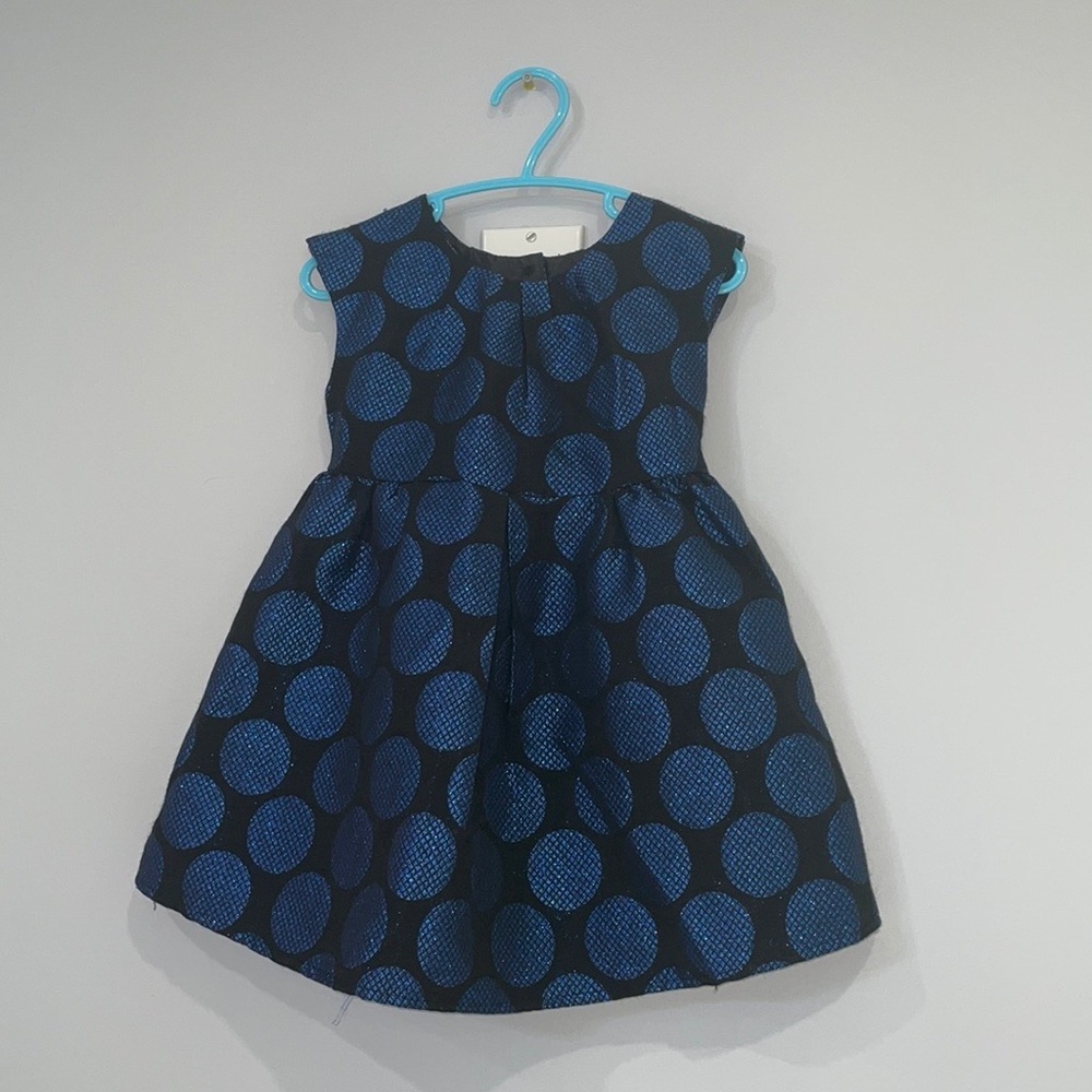 Blue Polka Dot Dress 12-18